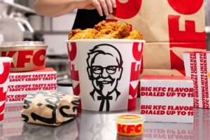 KFC unveils brand revamp with new menu, drinks and store formats